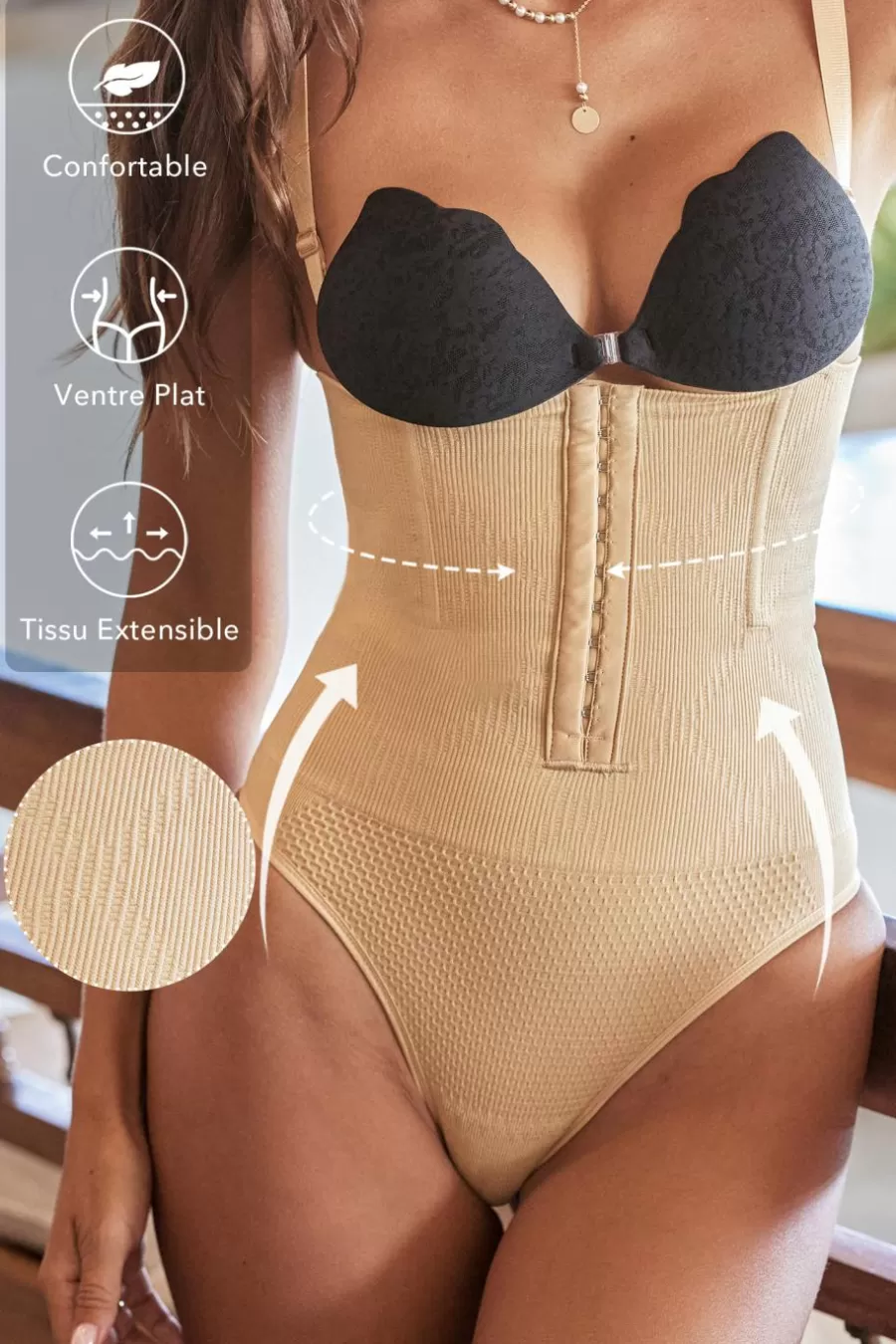 Cupshe Lingerie*Body Gainant Taille Haute Ventre Plat Neutre