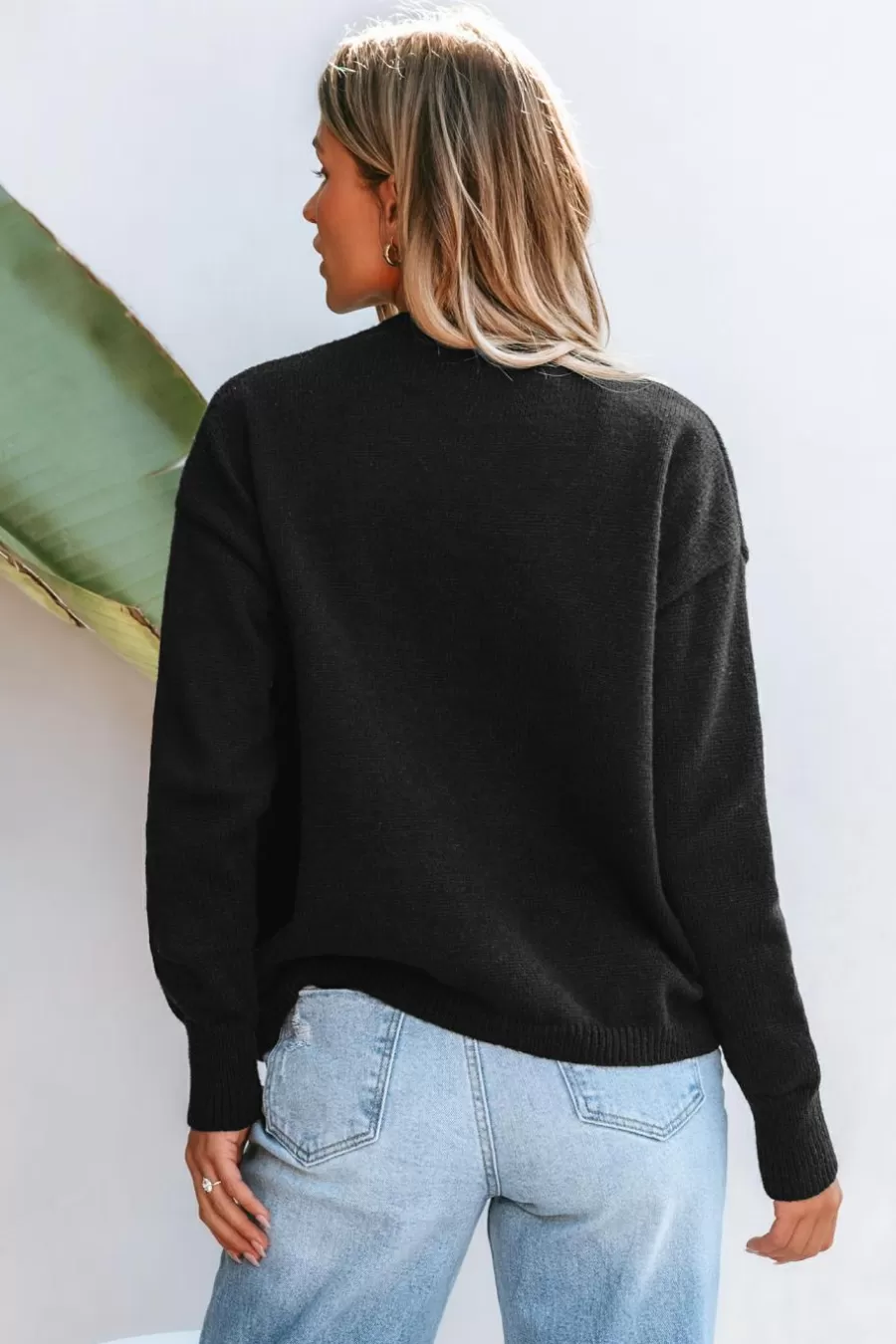 Cupshe Cardigan | Pulls & Gilets*Cardigan En Tricot à Col En V Et Boutons Froncé Gris