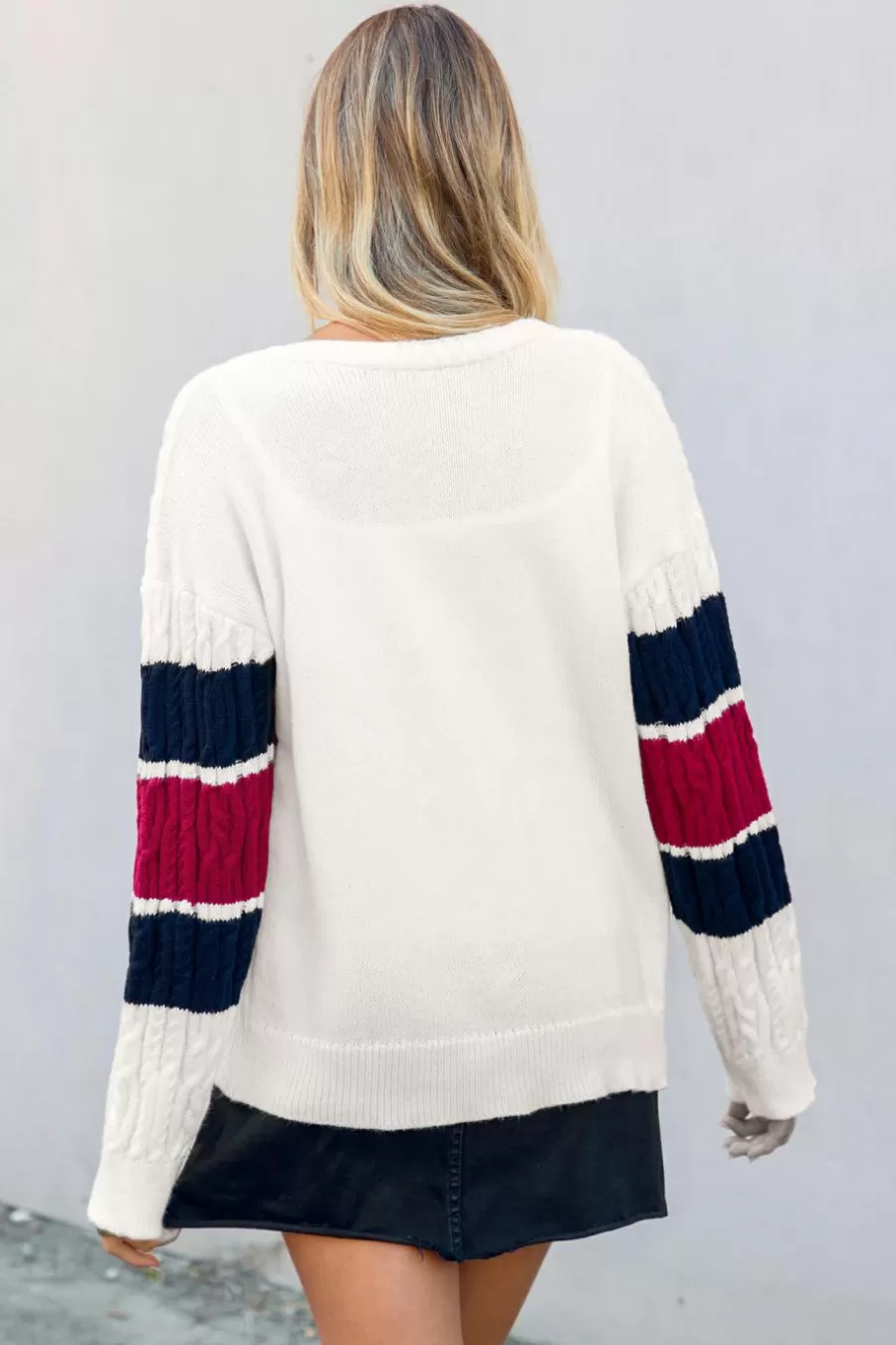 Cupshe Cardigan | Pulls & Gilets*Cardigan En Tricot Torsadé à Boutons Au Devant Et Manches Longues Blanc