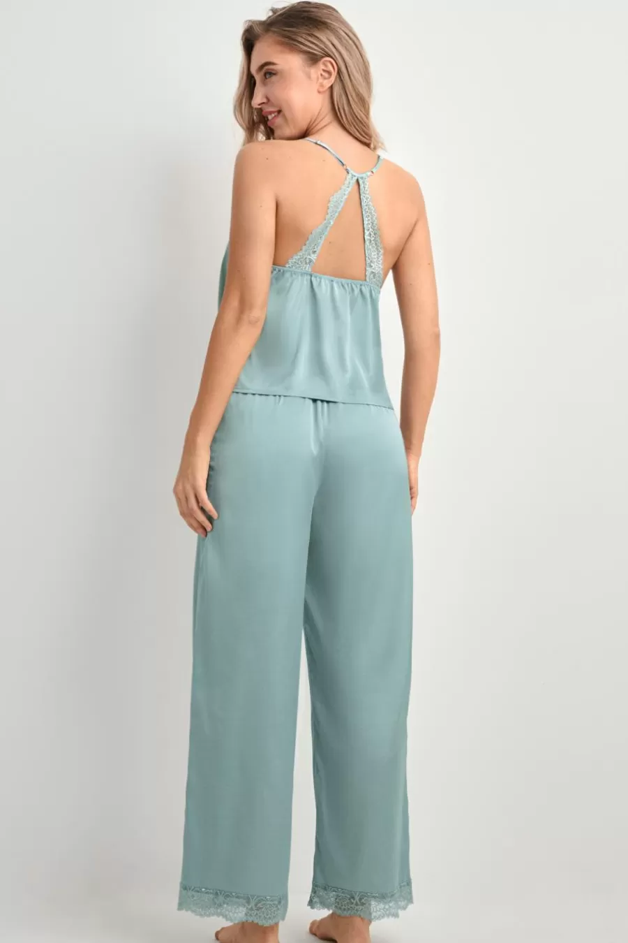 Cupshe Pyjama*Ensemble Pyjama Débardeur Avec Pantalon à Jambes Droites Menthe