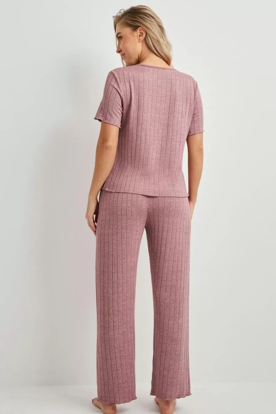 Cupshe Pyjama*Ensemble Pyjama Haut Et Bas En Tricot Rose